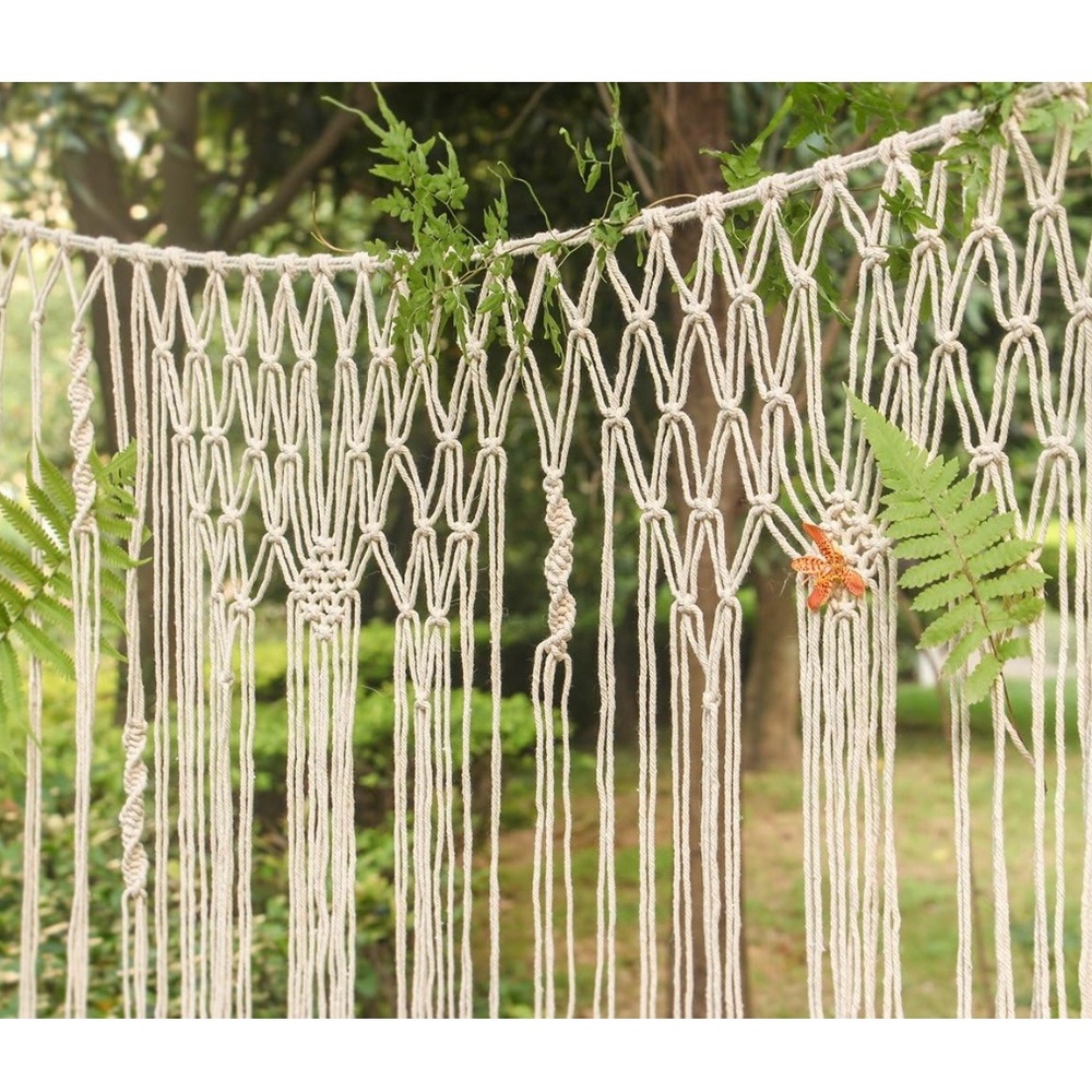 Large Bohemian Macrame Backdrop for weddings or events - Picture 2 of 4